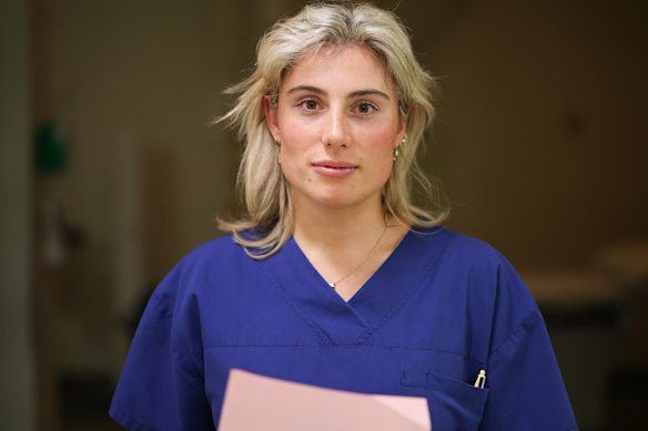 St Vincent’s Hospital nurse Julia Schwarcz