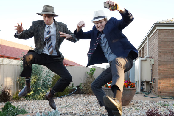 South Australian YouTube sensations Lachlan (left) and Jaxon Fairbairn.