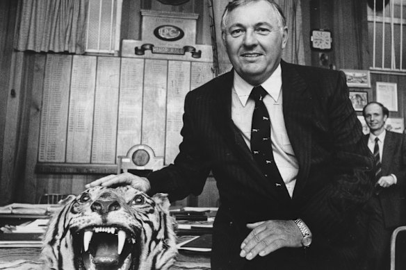 Richmond’s president-elect Alan Bond in 1986.