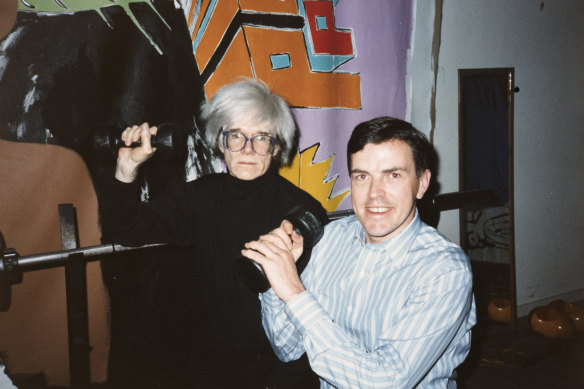 Andy Warhol and Henry Gillespie.