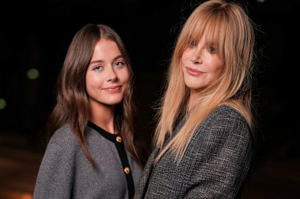 Kidman and daughter Faith Margaret Kidman Urban at the Chanel show.