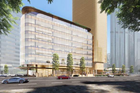 Marquette Properties has proposed an expansion of its landmark Gold Tower in Brisbane’s “Golden Triangle”. 