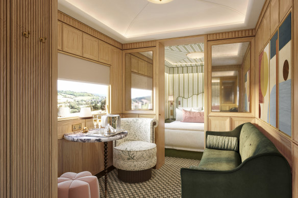 Grand suites have separate sitting rooms.