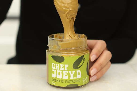 Melbourne chef Joey D’s addictive pistachio butter.