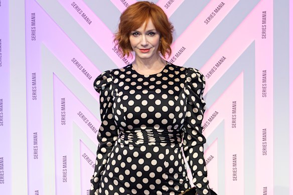 Actor Christina Hendricks at Séries Mania Festival in Lille, France, in March.