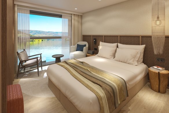 Inside a French Balcony suite.