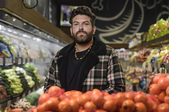 Former My Kitchen Rules contestant Matt Moncrieff is urging large food retailers to stock native Australian produce.