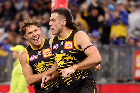 West Coast have won their fourth match of the season with a comprehensive 30-point win against Essendon