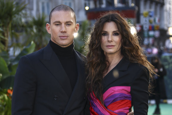 Channing Tatum, 42, and Sandra Bullock, 57, star in The Lost City.