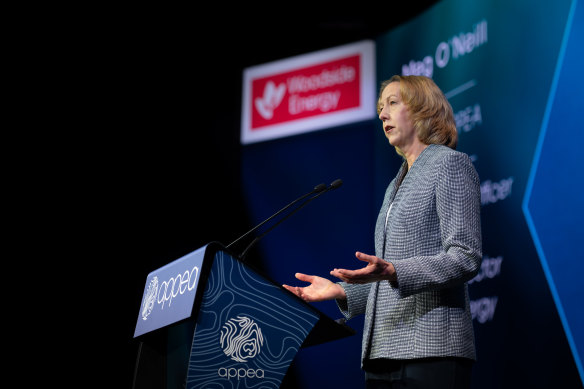 Woodside chief executive Meg O’Neill said strong oil demand is expected to continue to 2050 and beyond.