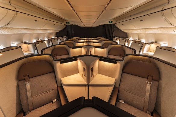 Cathay Pacific’s all-new flat-bed Aria Suite business-class is now available on the Sydney to Hong Kong route.
