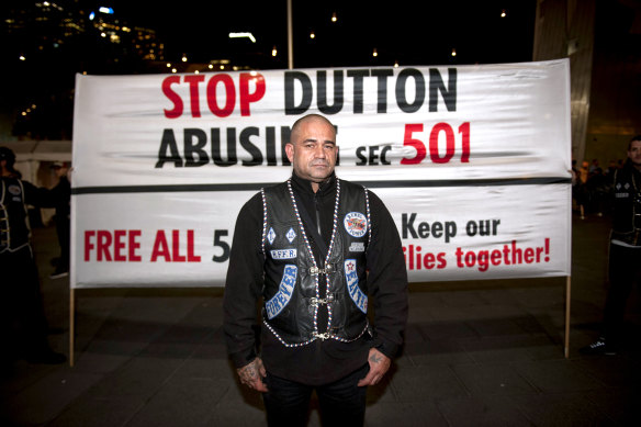 Former Rebels’ bikie boss Dean Martin.