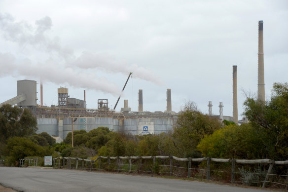 Alcoa is considering closing its 60-year-old Kwinana alumina refinery.