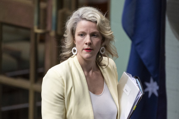Home Affairs Minister Clare O’Neil arrives for question time.today.