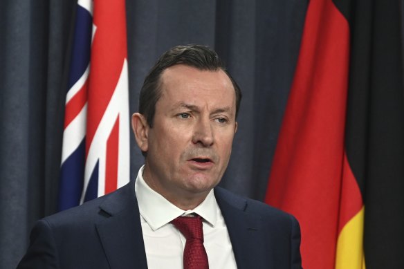 WA Premier Mark McGowan