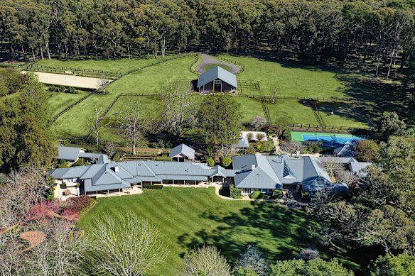 Alan Jones’ property at Fitzroy Falls in the NSW Southern Highlands.