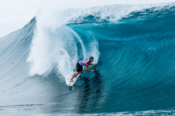 Australian wildcard Jacob Willcox takes on Pipeline on Thursday.