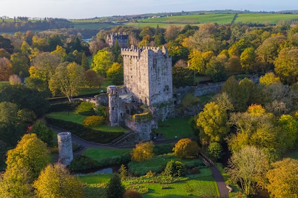 Kissing point: Blarney Castle and Gardens, Blarney, County Cork.