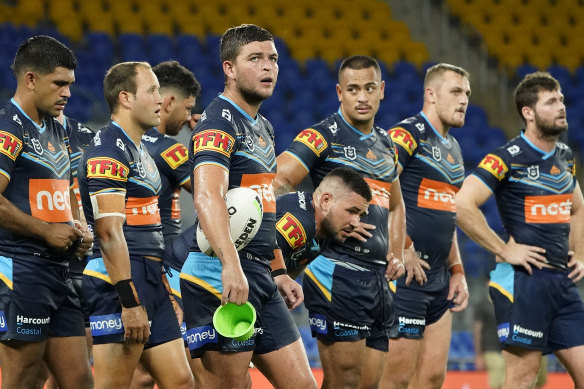 The Titans, along with Brisbane and North Queensland, could be forced to relocate to NSW in order for the NRL season to resume.