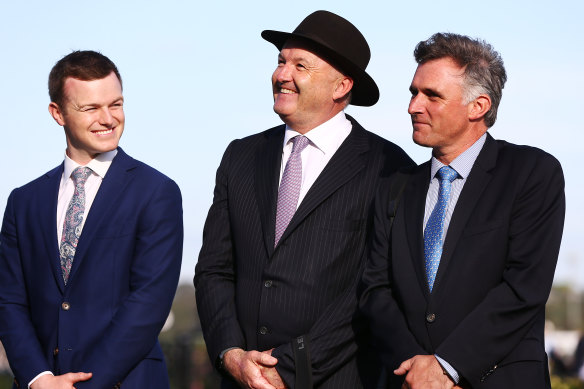 Tom Dabernig (right) is departing Lindsay Park with Ben Hayes (left) to be joined by younger brother J.D. Hayes in partnership.