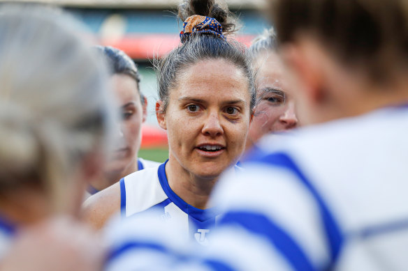 North Melbourne captain Emma Kearney would like to see more scrutiny of AFLW.