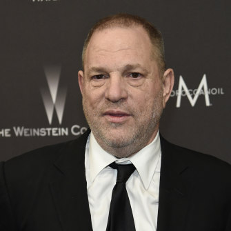 Harvey Weinstein, pictured at the Weinstein Company Golden Globes after-party in 2017, less than nine months before sexual misconduct allegations broke.