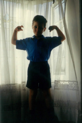 James Blatch in primary school. 