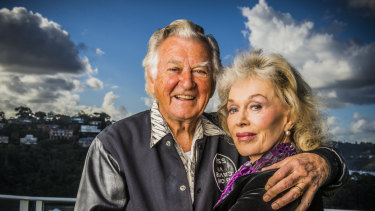 Blanche D'Alpuget and Bob Hawke together in 2013.