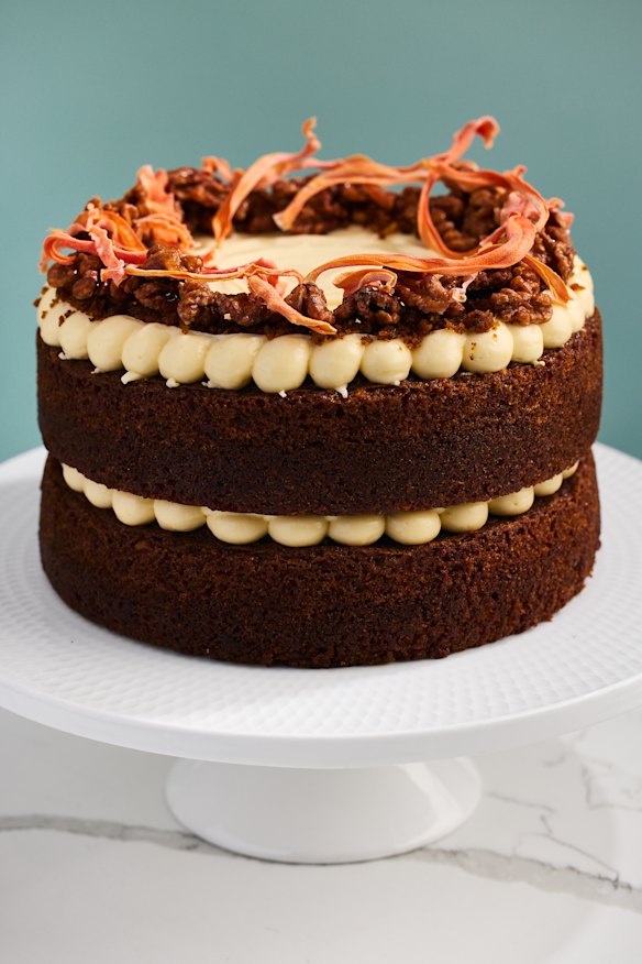 Carrot cake available to order.
