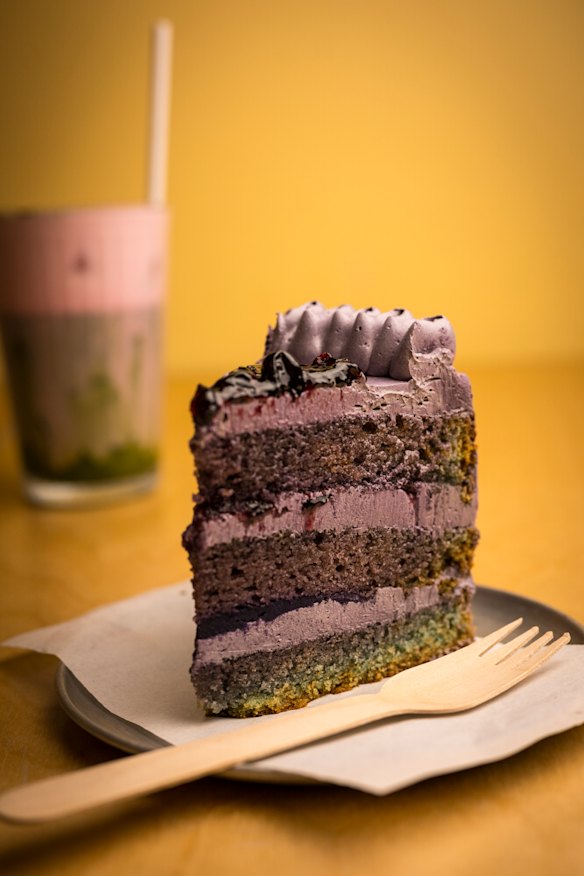 Ribena layer cake at Raya.