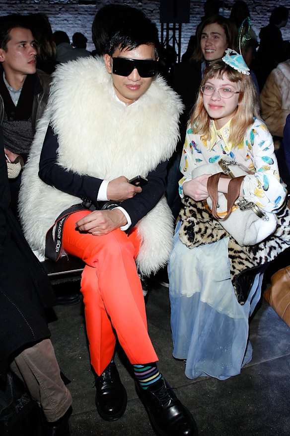 Rebels with a cause ... with Tavi Gevinson at New York Fashion Week in 2011.
