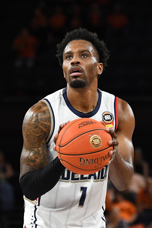 Antonius Cleveland of the 36ers missed two free throws to seal the game but redeemed himself with a late strip on Cairns’ Tahjere McCall.