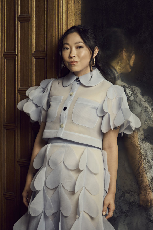 Awkwafina plays the film’s heroine Katie Kim.