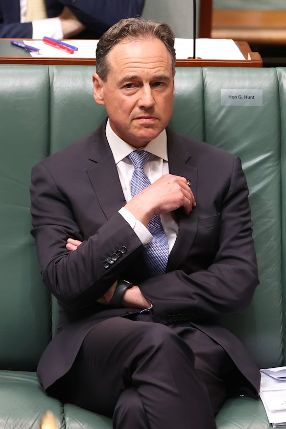 Federal Health Minister Greg Hunt