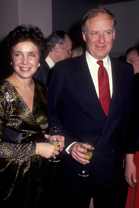 Anna and Nicola Bulgari in New York, 1991. The family moved there from Italy in 1972.