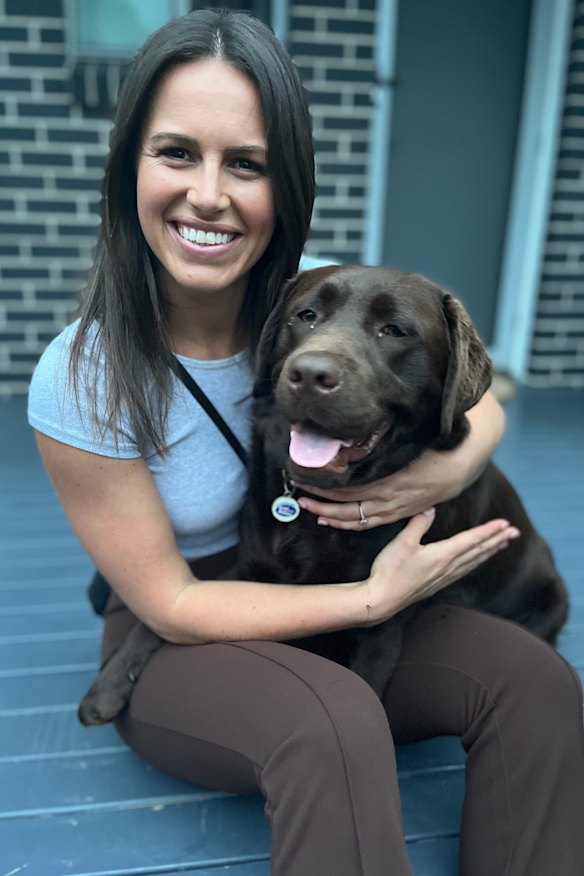 Danika Mason and her dog Charlie.