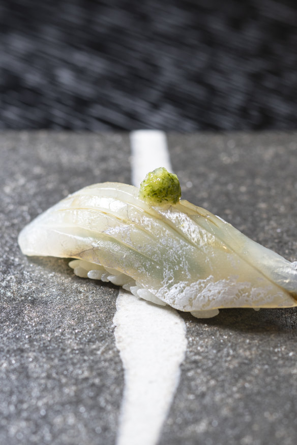 King George whiting sushi.