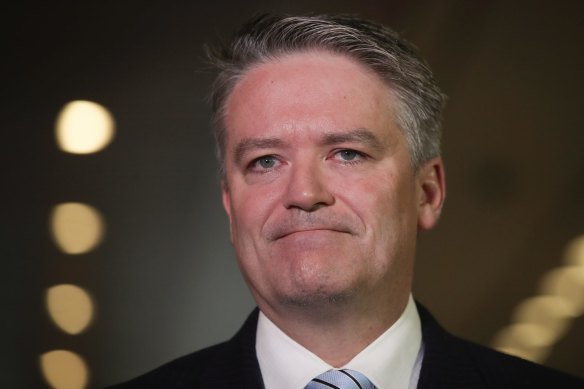 Minister for Finance Mathias Cormann