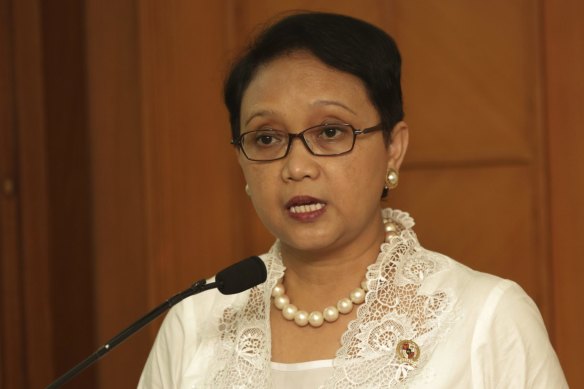 Indonesian Foreign Minister Retno Marsudi.