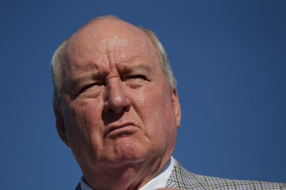 Radio host Alan Jones.