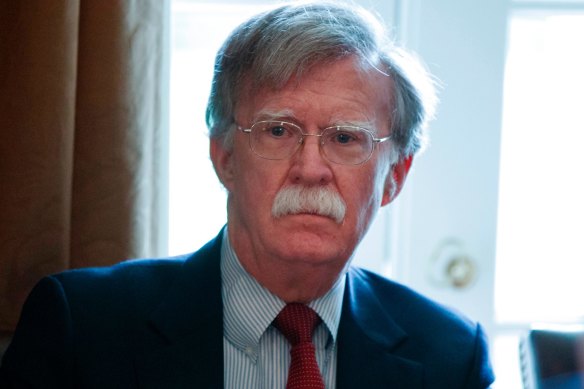 US National Security Adviser John Bolton during a cabinet meeting at the White House.