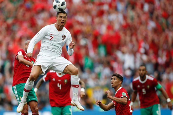 Portugal's Cristiano Ronaldo in this year's FIFA World Cup.