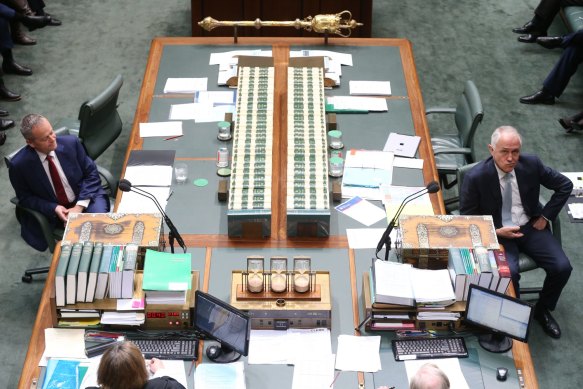 Prime Minister Malcolm Turnbull and Opposition Leader Bill Shorten.