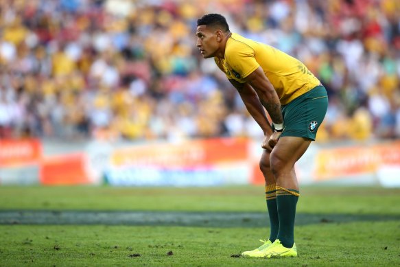 Icon: Folau's international profile is unrivaled in the Wallabies