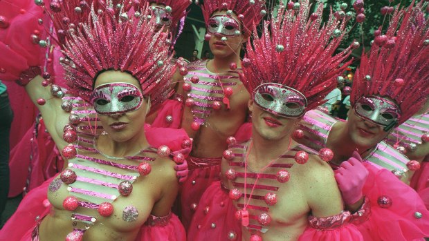 Over the years since 1978, there has been much colour and movement in the Sydney Mardi Gras.