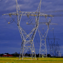 About 10,000 kilometres of new transmission lines will be needed to connect a nine-fold expansion of wind and solar farm capacity.