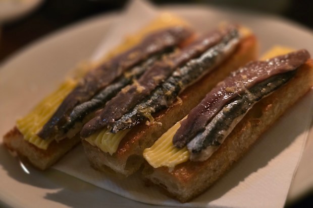 The Anchovy Matrimony was a highlight of the dining experience.