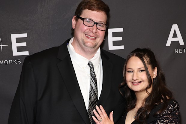 Ryan Anderson and Gypsy Rose Blanchard attend “The Prison Confessions Of Gypsy Rose Blanchard” Red Carpet Event on January 05, 2024 in New York City. (Photo by Jamie McCarthy/Getty Images)