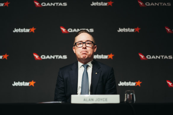 Alan Joyce makes no apologies for Qantas’ blockbuster profit.