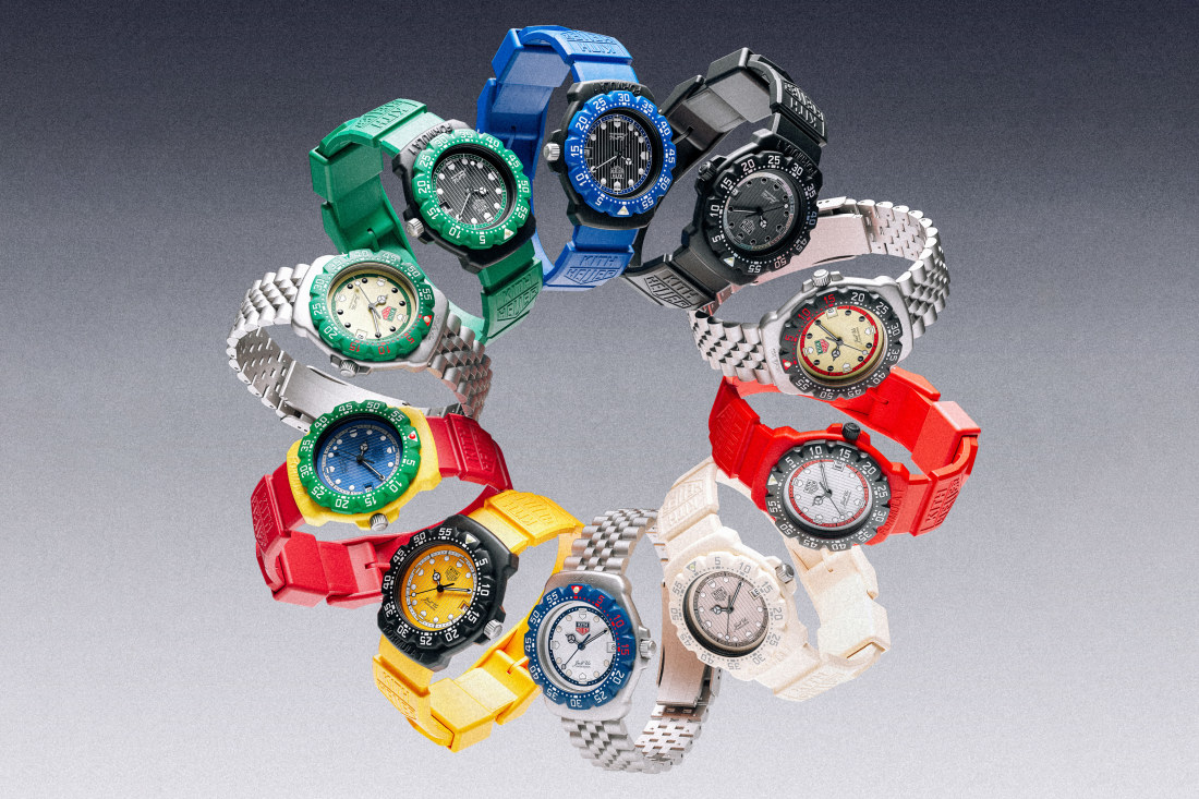 Tag Heuer relaunches the Formula 1 watch in a collaboration with fashion brand Kith
